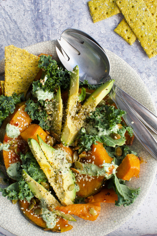Roast Pumpkin & Avocado Salad