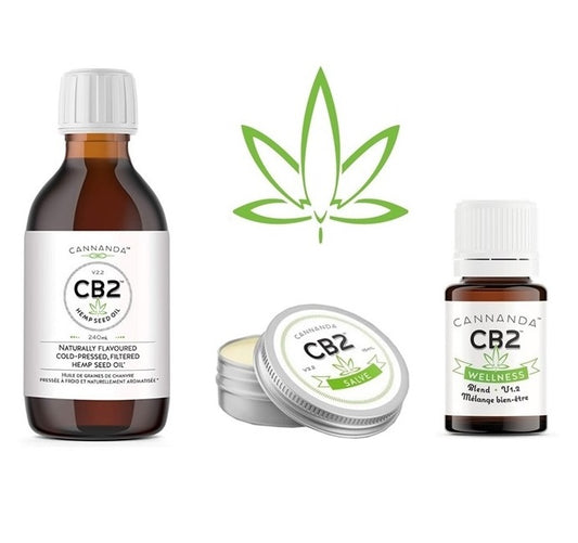 Cannanda's CB2 range - 5ml bottle of CB2 wellness