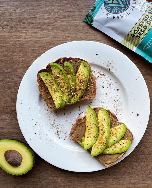 Hemp Seed Dukkah Avocado Toast