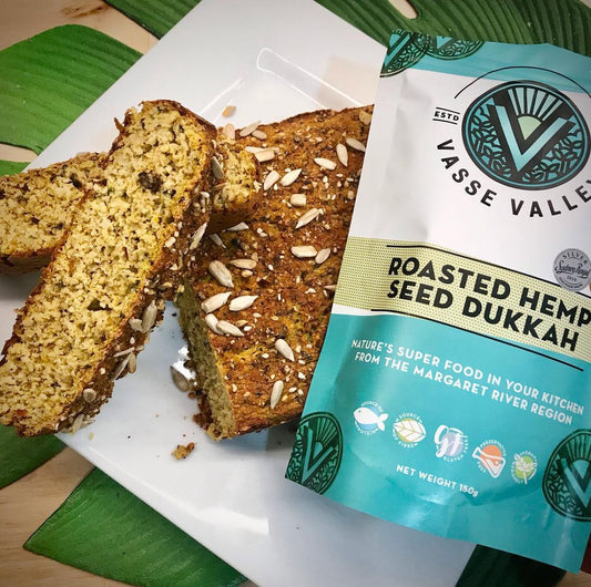 Hemp seed pumpkin & zucchini bread