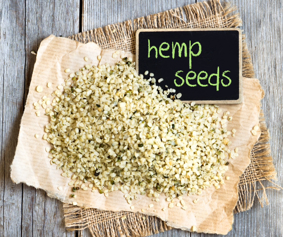 Is hemp seed safe to eat? Image of hemp seeds.