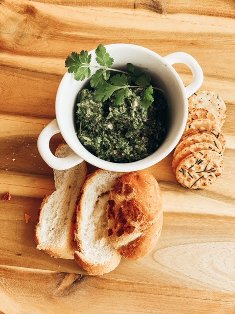 Vegan Hemp and coriander pesto recipe
