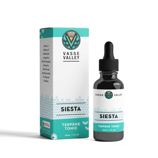 Vasse Valley Terpene Tonic Siesta - 30ml bottle with dropper - natural sleep aid