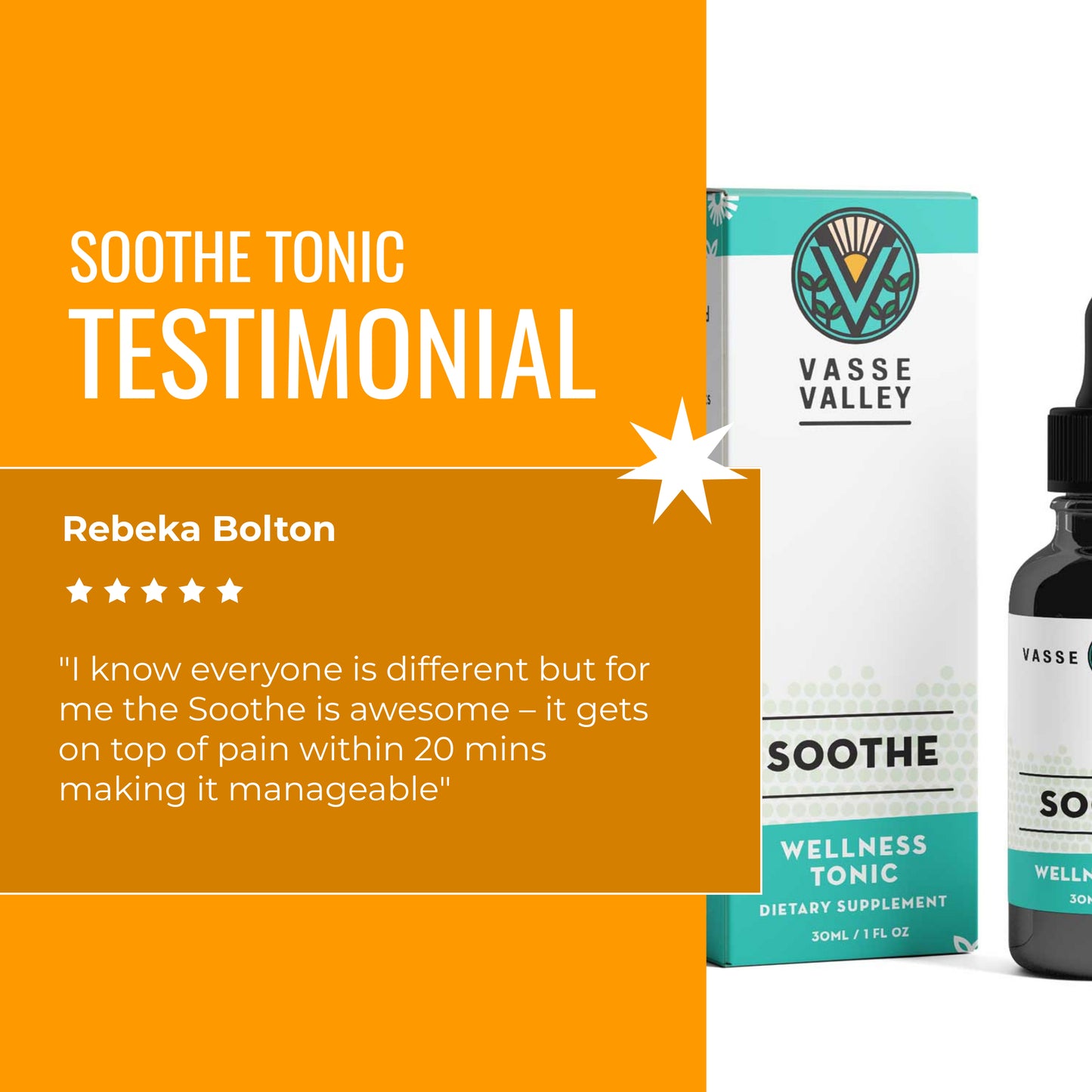 Terpene Tonic - Soothe - 30ml - Natural relief