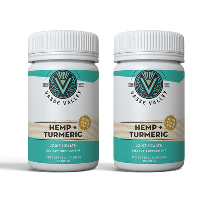 Hemp and turmeric capsules - buy online